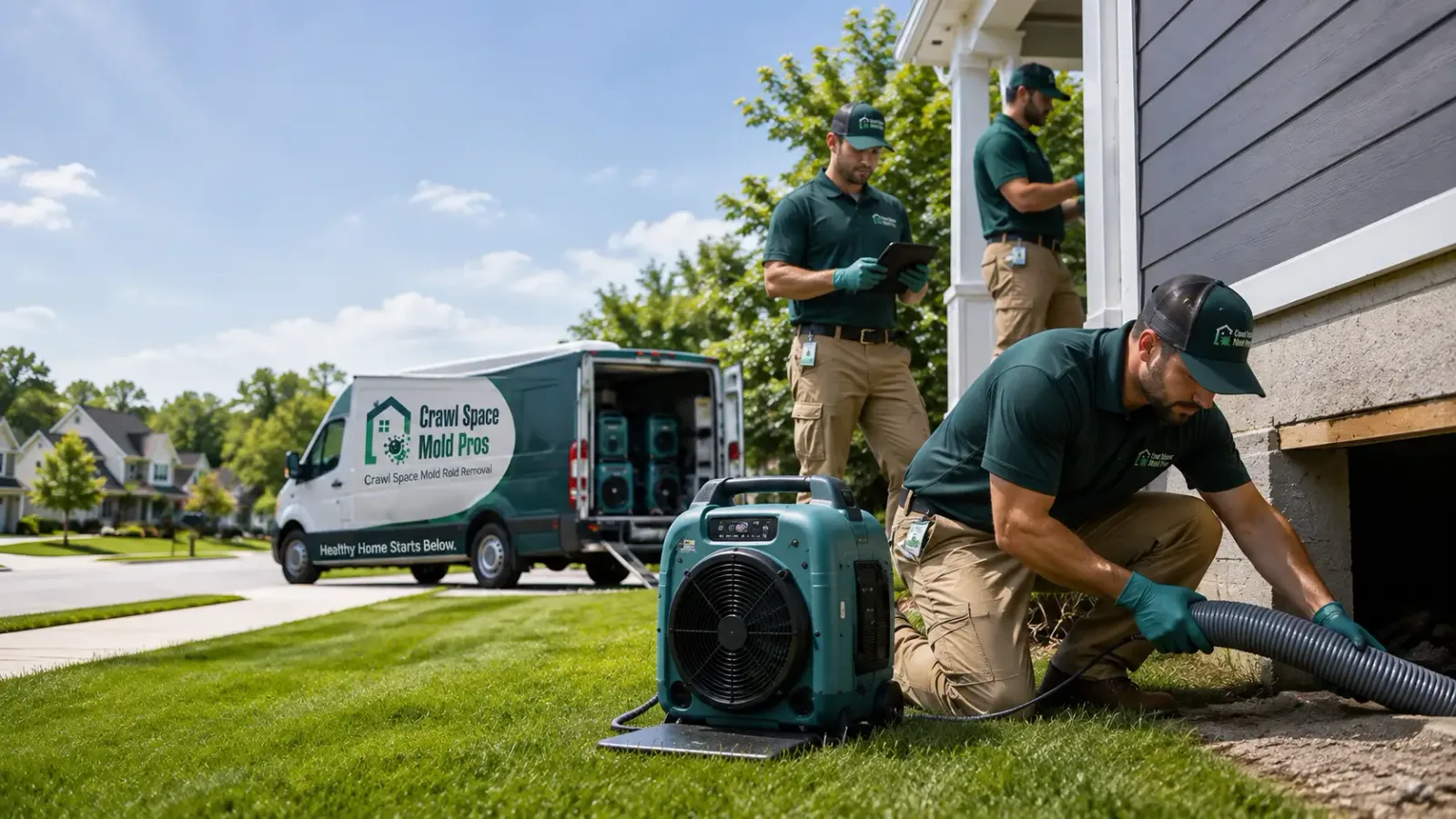 Crawl Space Mold Removal in Collison, IL